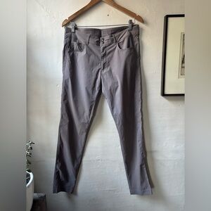 Anatomie Women's Luisa Skinny Jean Pant in Taupe Gray Large